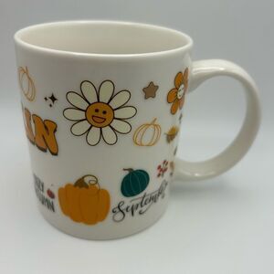 COFFEE MUG, FALL . hand decorated.
